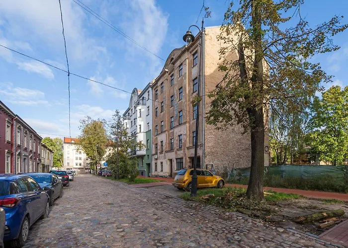 Lienes Iela Gem 1br With Fireplace In Historic Unesco Center Daire *